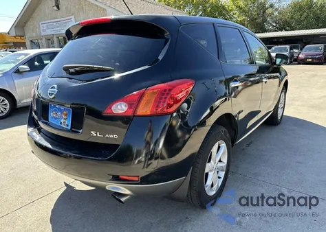 2009 Nissan Murano S z USA, uszkodzony, nr VIN JN8AZ18W09W140752